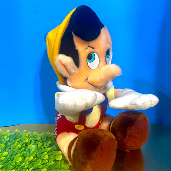 WALT DISNEY DISNEY WORLD DISNEYLAND EXCLUSIVE VTG 80’s PINOCCHIO PLUSH w/TAGS - Picture 8 of 14